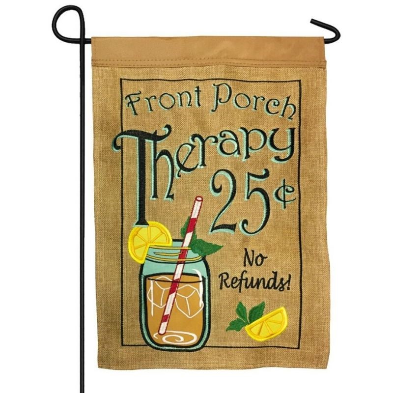 Porch Therapy Garden Flag